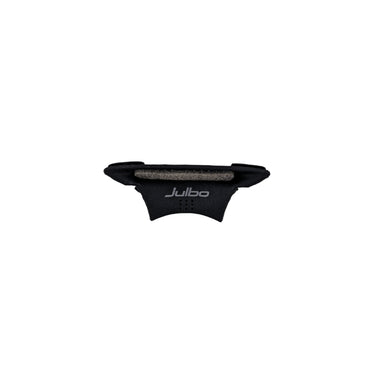 Black Julbo USA Micropore Parts replacement nose piece with foam padding for sports sunglasses, shown on a white background. #color_micropore-nose-bridge-black