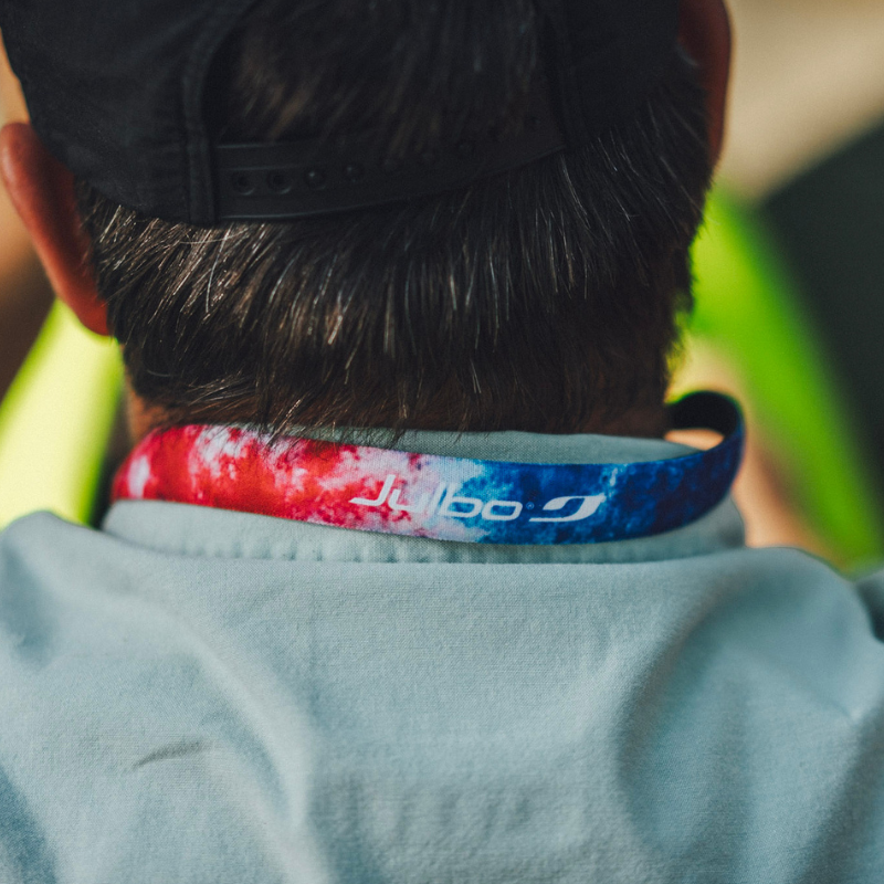 Tie dye neoprene sunglass strap #color_Julbo Neoprene Sunglass Strap Star-Spangled