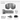 Julbo Launcher snow goggles with a gray strap and dark mirrored lens, shown with sizing information, a large size marker, and included packaging components: a hard case, on a light gray background. #color_gray with-reactiv-1-3-hd-lens