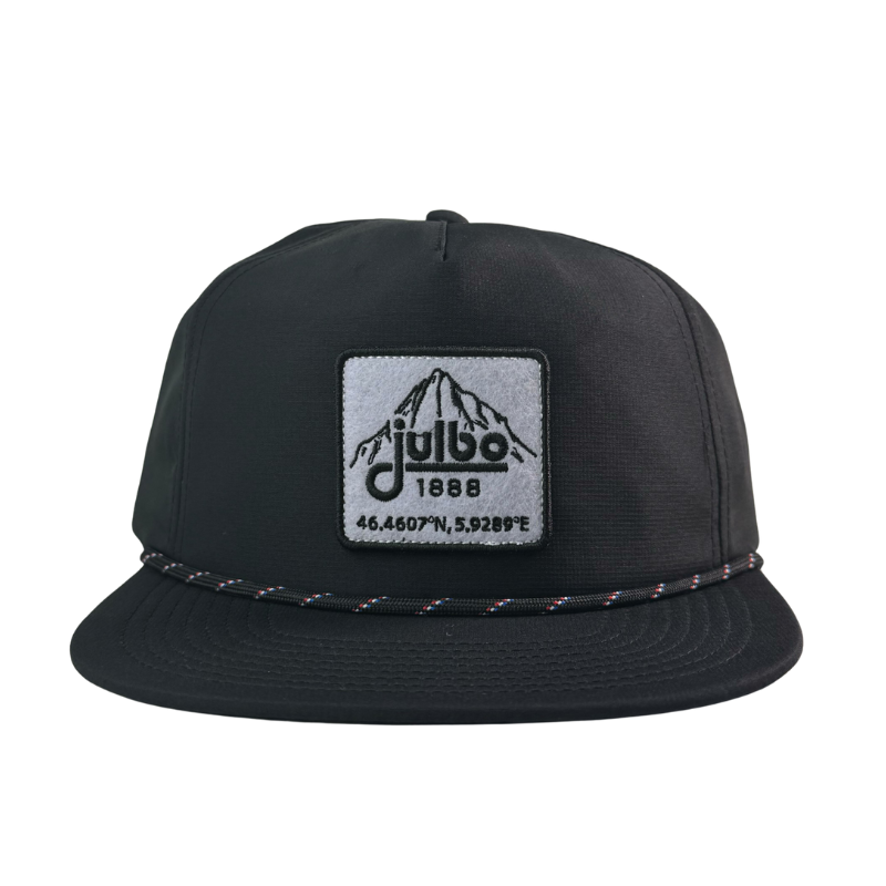 #color_Né dans les Alpes Unstructured Hat - Black