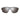 Front view of Julbo Eyewear Aero Sunglasses Parts showcasing semi-rimless black frames, reflective gray lenses, and sleek temple arms for a sporty appearance. #color_aero-spectron-3-lens-smoke-silver-flash-color