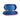 The Julbo Eyewear Blue Cloth Zippered Sunglass Case is seen open and empty from above, displaying its oval shape and pink zipper against a white background.