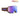 Julbo snow goggles with a brown textured strap and a large shield lens that shifts from purple to blue, shown on a white background with a 'REACTIV PHOTOCHROMIC' badge in the top right. #color_brown-with-reactiv-1-3-hd-lens