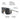 Sunglasses with features highlighted on a white background. #color_matte_green_gray