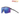 The Julbo-usa Density sport sunglasses feature black and blue frames with mirrored, large cylindrical lenses and REACTIV Technology logo in the top right. They’re ideal performance eyewear for active lifestyles. #color_black-black-with-reactiv-1-3-high-contrast-lens