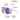 The Julbo-usa Density REACTIV performance eyewear features an oversized panoramic lens, slim lightweight design, anti-fog vents, flexible nose inserts, and Grip Tech CustomFit Temples for helmet comfort. #color_light-purple-with-spectron-3-lens