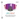Front view of Julbo Eyewear Edge Cover sunglasses with dark purple mirrored Spectron 4 lens, offering 5% VLT for bright sunlight protection and an adjustable nosepiece for a secure, personalized fit. #color_blue-black-with-spectron-4-lens