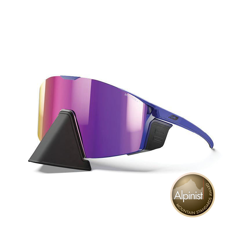 Edge cover sunglasses #color_Blue / Black with Spectron 4 lens
