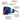 The Julbo Eyewear Edge Cover sunglasses feature blue mirrored lenses, removable side shields, adjustable nosepiece, slim curved temples with grippy ends, strategic vents, and magnetic lens swaps for quick adaptability in any light. #color_army-black-with-reactiv-2-4-lens