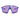 The Julbo USA Edge Sunglasses Parts feature a purple-tinted, wraparound shield lens with sleek temple arms and black accents on the sides and nose bridge.