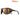 The Julbo-usa Explorer 2.0 sunglasses feature orange-tinted, high-protection lenses with side shields and “Reactiv Technology” in the top right corner—ideal for alpine mountaineering. #color_black-matte-black-with-reactiv-2-4-polarized-lens