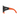Close-up of an orange and black arm with Julbo Eyewear logo, from Explorer Sunglasses Parts—ideal for identifying matching parts or replacement lenses against a white background. #color_explorer-temple-arms-pair-black-orange