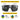 Sunglasses with text explaining unifocal and progressive lenses, featuring Julbo's innovative progressive technology.
