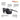 Reactiv Photochromic sunglasses with a dark gray lens and black frame, surrounded by feature callout text on a white background. #color_matte-black-with-reactiv-0-3-lens