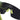 Close-up view of the nose bridge and nose pads on a pair of sport sunglasses with dark lenses and yellow-green accents.