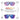 Reactiv 3 High Contrast photochromic sunglasses shown in two lens states: cloudy 75% VLT at the top with a pink-purple gradient lens, and sunny 17% VLT at the bottom with a blue-purple gradient lens. The product has a dark frame with red accents. #color_purple-pink-with-reactiv-1-3-high-contrast-lens