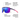 Julbo Eyewear’s Frequency sunglasses offer full coverage with blue-purple vented lenses, pink arms, grip tech temples, nose grip, and a lightweight 22g shield-style design—highlighted with text callouts. #color_purple-pink-with-reactiv-1-3-high-contrast-lens