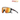 Julbo USA Fury black cycling sunglasses feature orange-mirrored photochromic lenses with Reactiv Technology branding in the top right corner. Helmet compatible, perfect for your active lifestyle. #color_translucent-black-black-with-reactiv-1-3-light-amplifier-lens