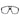 Julbo USA’s black-rimmed eyeglass frames, featuring a wide angular design and prominent bridge, are shown against a white background and are compatible with Fury Lenses & Parts.