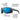 The Julbo-usa Shield sports glasses in black and blue feature airflow vents, removable spandex shields, a flexible nose grip, and soft rubber grip tech temples for comfort and protection. #color_black-blue-with-spectron-3-lens
