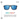 The Julbo-usa Shield mountain sunglasses have blue polycarbonate Spectron 3 lenses that block 87% of visible light, provide 100% UV protection, and deliver top sports performance with a 13% VLT rating. #color_black-blue-with-spectron-3-lens