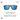 The Julbo-usa Shield mountain sunglasses have blue polycarbonate Spectron 3 lenses that block 87% of visible light, provide 100% UV protection, and deliver top sports performance with a 13% VLT rating. #color_black-blue-with-spectron-3-lens