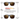 Sunglasses with VLT and photochromic properties displayed on a white background. #color_blue-blue-orange-with-reactiv-2-4-polarized-lens