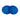 Two blue, round rubber sheets from Julbo USA’s Vermont Lenses & Parts set, partially overlapping on a white background. #color_vermont-spectron-3-lens-blue