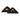 A pair of black triangular leather side shields with ventilation holes, metal eyelets, and tan straps—ideal Vermont Lenses & Parts for attaching to temple arms, branded by Julbo USA. #color_vermont-side-shields-pair-copper-brown