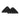 Two black, triangular leather side shields for Vermont Lenses & Parts by Julbo USA, featuring metal eyelets and a raised center loop, shown on a white background. #color_vermont-side-shields-pair-black