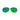 Two oval-shaped Cham Lenses & Parts by Julbo USA in green and blue are placed side by side on a white background. #color_cham-spectron-3-lens-green