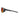 Sunglasses with a black frame and red-tinted lenses on a white background. #color_montebianco-2.0-temple-arms-pair-dark-night-blue