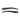 Two black plastic Temple Arms from the Julbo USA Shield M Lenses & Parts are displayed parallel to each other on a white background, each featuring small rectangular holes at the ends.