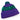 Stay warm in the Julbo Classic Pom Beanie by Julbo Eyewear—a cozy purple and green knit hat with a playful pom-pom and a bold JULBO logo across the front. #color_julbo-classic-pom-beanie-retro-royale