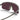 Matte gray sports sunglasses with dark purple lenses, rubber nose pads, and geometric frame design, shown from a rear side angle.