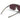 Close-up view of a pair of sunglasses with brown frames, dark lenses, and rubberized temple tips, shown from the side and back angle.