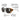 Legacy by Julbo Eyewear features metal and plastic frames, brown leather side shields, a nose grip, Grip Tech temples, and 360° adjustable temples—blending vintage sunglasses style with glacier glasses performance. #color_black-havana-with-spectron-4-lens