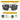 Sunglasses with labeled vision correction options and Julbo progressive lens technology explanation.