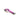 The Julbo Eyewear Looping Cord Jr Sunglass Strap is a purple neoprene strap with gray plastic hooks at both ends, shown on a white background. #color_looping-cord-pink