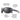 The Julbo Eyewear Montebianco 2.0 RX sunglasses feature Spectron Rx polycarbonate lenses, removable side shields, a shock-absorbing nose grip, curved ergonomic temples, and soft rubber tech grips for comfort and a secure fit. #color_black-/-blue-/-white