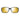 The Julbo Eyewear Montebianco Sunglasses Parts feature black frames and yellow mirrored lenses with sleek temple arms, displayed front-facing on a white background. #color_montebianco-reactiv-2-4-lens-yellow-gold-flash