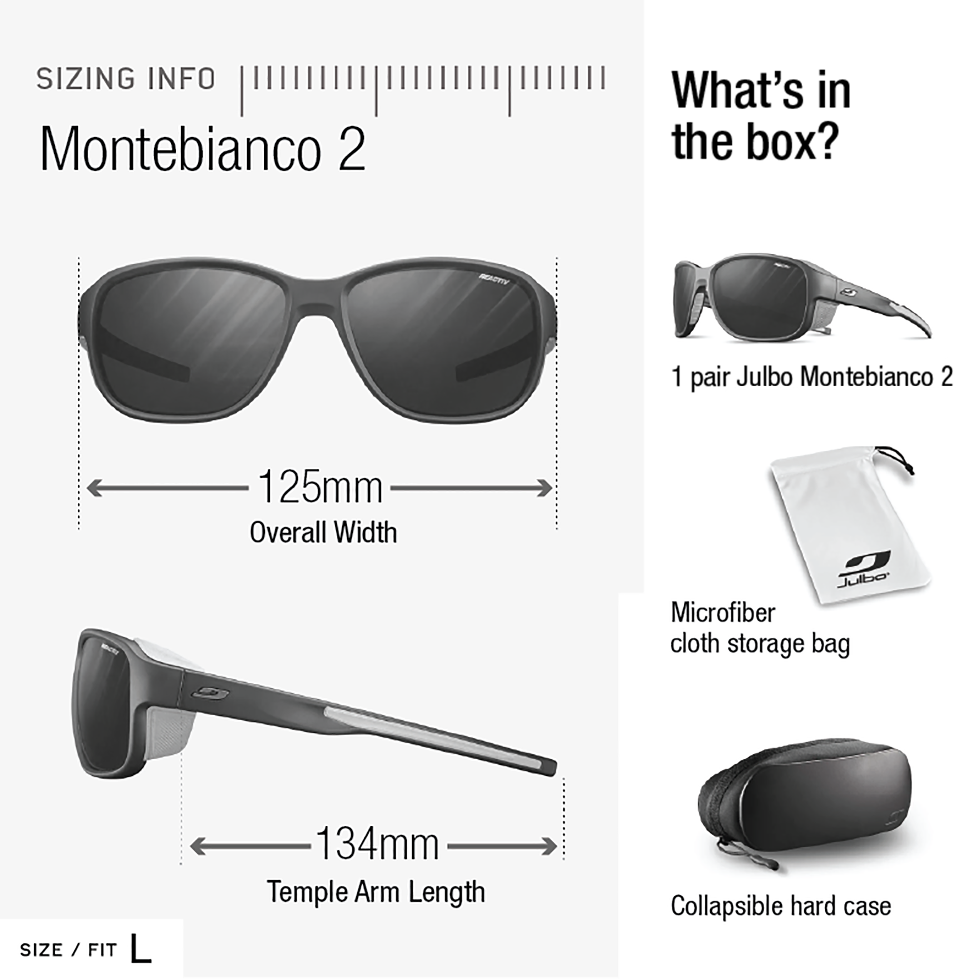 #color_Black with REACTIV 2-4 Polarized Lens