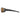 Side view of Julbo Eyewear Monterosa Sunglasses Parts: black wraparound frames, brown-tinted lenses, straight thick temple arms with a metallic accent and a small hole at each end. #color_pair-of-temple-arms-black