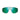 Rush Lenses & Parts by Julbo USA: white-framed sport sunglasses with large green mirrored lenses and sleek temple arms, shown front-facing on a plain background. #color_rush-spectron-3-lens-smoke-green-flash