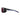 Side view of Julbo USA Shield Lenses & Parts sports sunglasses in black and blue, featuring dark red lenses, mesh side shields by the hinge, and sleek temple arms for a secure fit.