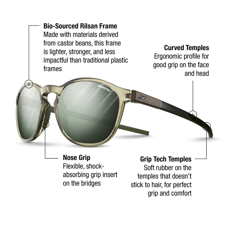 #color_Army Green / Green with REACTIV 1-3 Glare Control lens