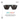 Spectron 4 sunglasses with a black frame and dark lenses, shown on a white background with marketing text and sun icons explaining VLT and lens protection. #color_black-black-with-spectron-4-lens