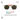 Front-facing Spectron 3 Polarized sunglasses with a clear and beige frame, a red top bridge accent, and dark lenses. The image includes text explaining 12% VLT polarization and light-blocking benefits, with sun icon graphics on a white background. #color_crystal-brown-with-spectron-3-polarized-lens