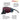 Reactiv Technology sport sunglasses with a dark burgundy lens, black and blue frame, and a black nose shield, shown on a white background with callout text describing features. #color_black-blue-with-reactiv-0-4-high-contrast-lens