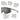 Side view of Julbo Eyewear Ultimate RX sunglasses, featuring panoramic lens geometry, full venting, adjustable 3D nose fit, CustomFIT and Grip Tech temples for comfort and grip. Compatible with REACTIV photochromic Rx lenses. #color_dark-gray-/-army-green